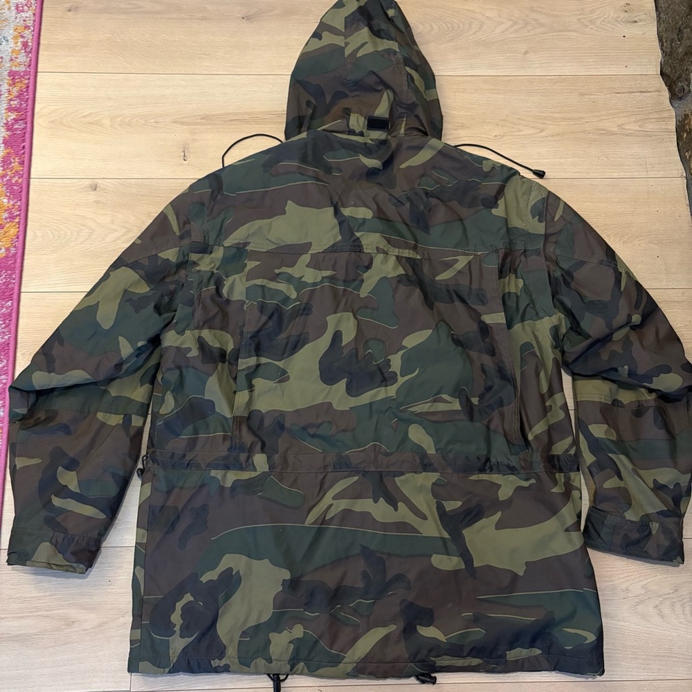 Northwest Territory Men’s Camo Rain Jacket with Hood and Pockets Size L - Picture 3 of 4